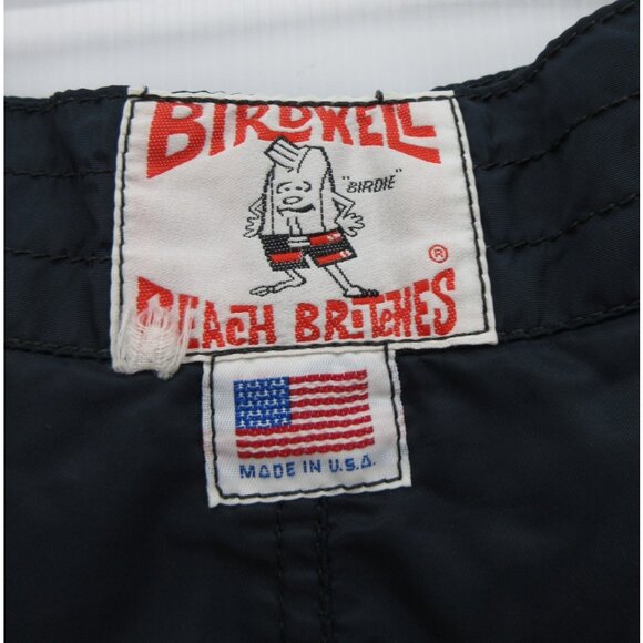 Birdwell Beach Britches Swim Trunks Medium Board Shorts 90s USA VINTAGE - Picture 6 of 8